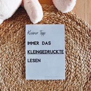 Du wirst Papa , Das Kleingedruckte lesen , Schwangerschaft verkünden , Lustige Baby Ankündigung