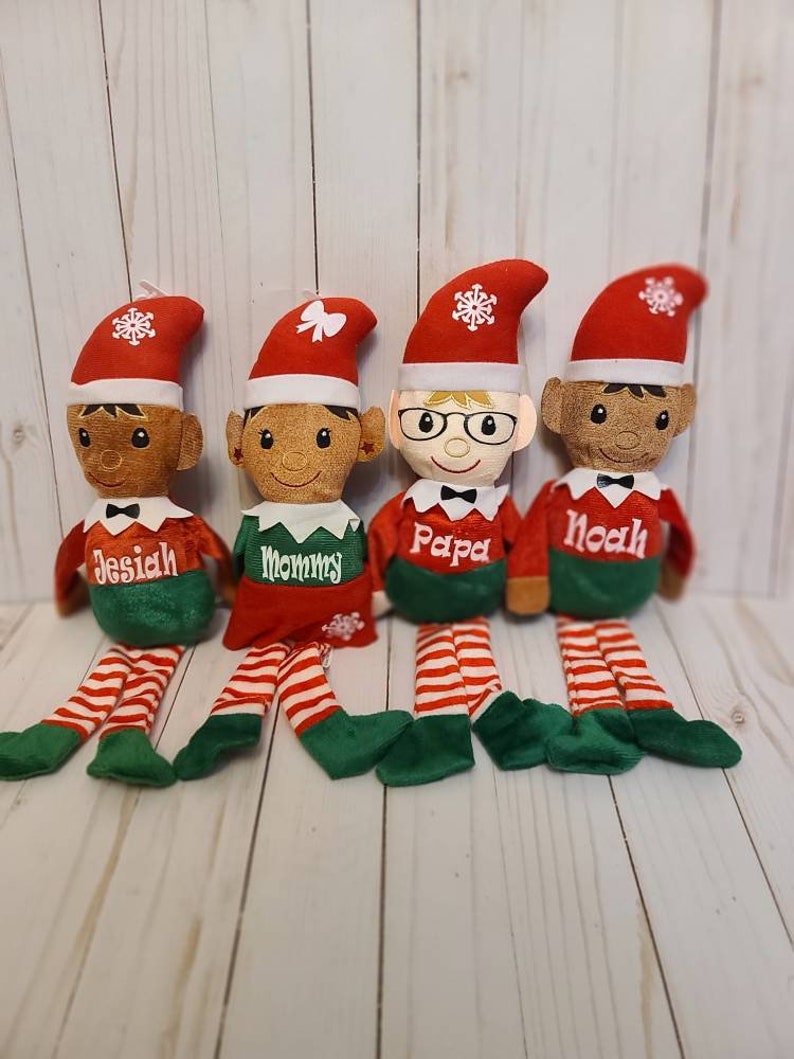 Personalized Christmas Elves - Etsy