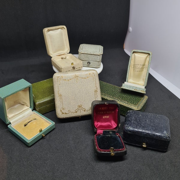 Magnifique écrin ancien pour bijoux, vintage Antique French jewellery boxes
