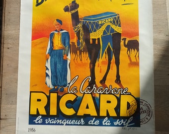 Ricard Poster - Anisette Liqueur 1957 - Official Numbered Reissue