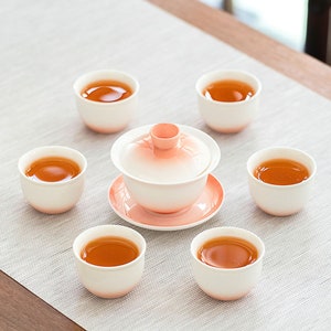Delightful Ceramics Kungfu Tea Set Gaiwan Teacups