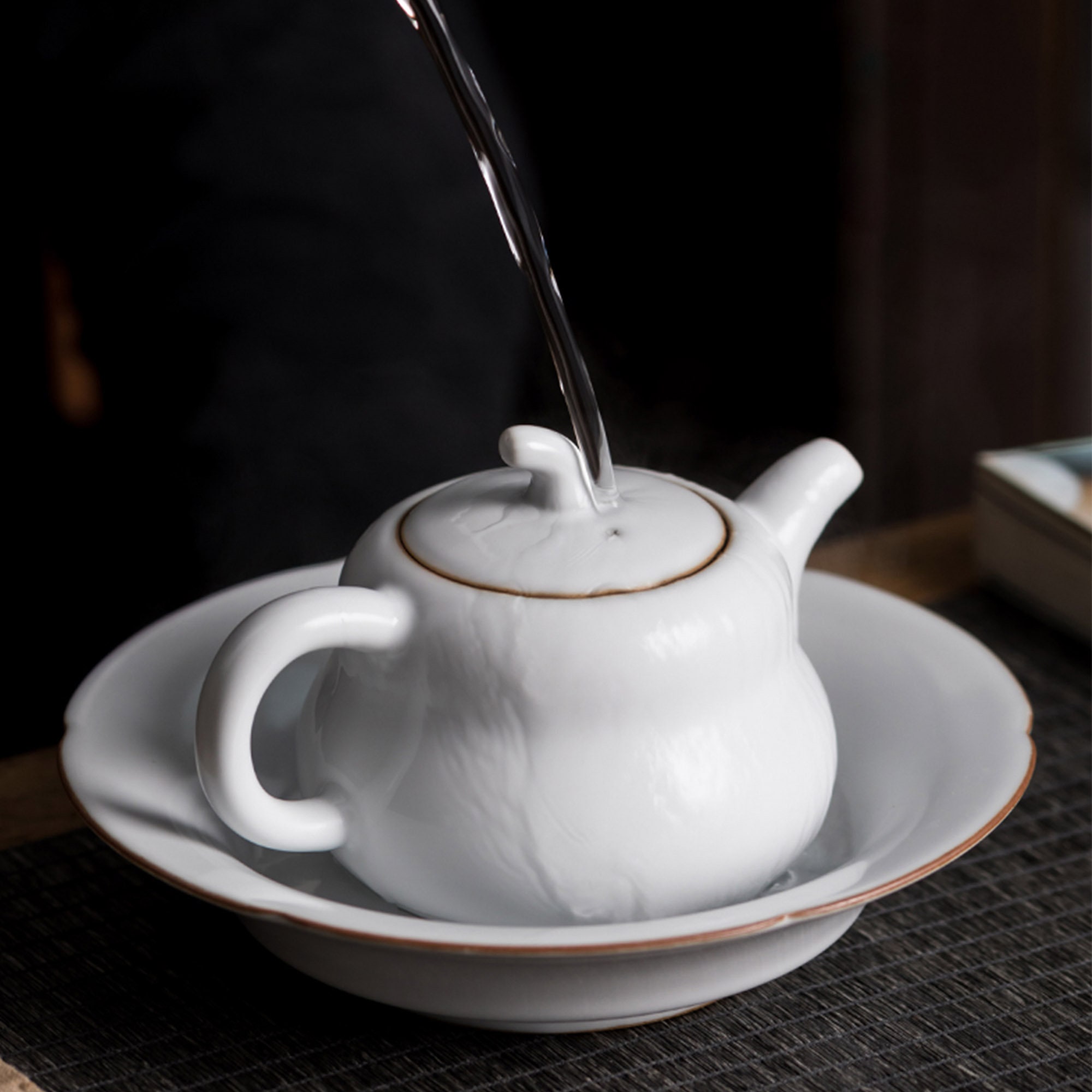 Delightful Ceramics Ruyao Cracked Glaze Teapot Kungfu Tea Pot Etsy