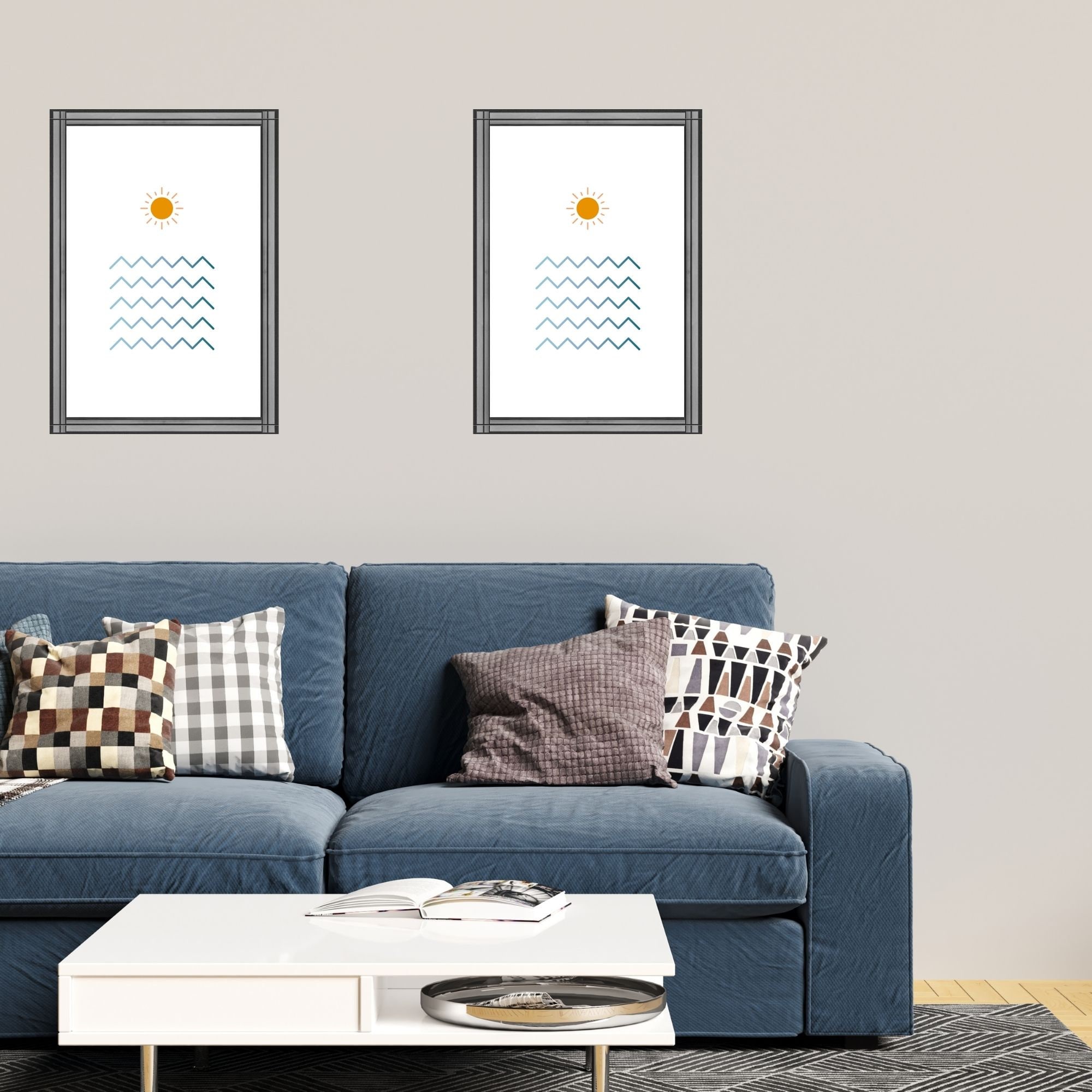 Printable Modern Wall Art Living Room Decor Minimalist Art Instant ...