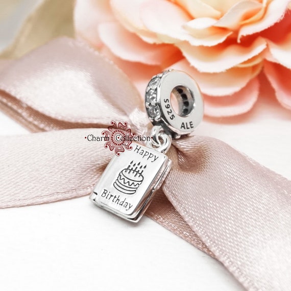 Pandora S925 Birthday Card Dangle Bracelet Charm 791723CZ Etsy