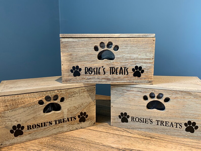Personalised Dog Treat Box Doggy Gift Dog Treat Tin Dog Etsy UK