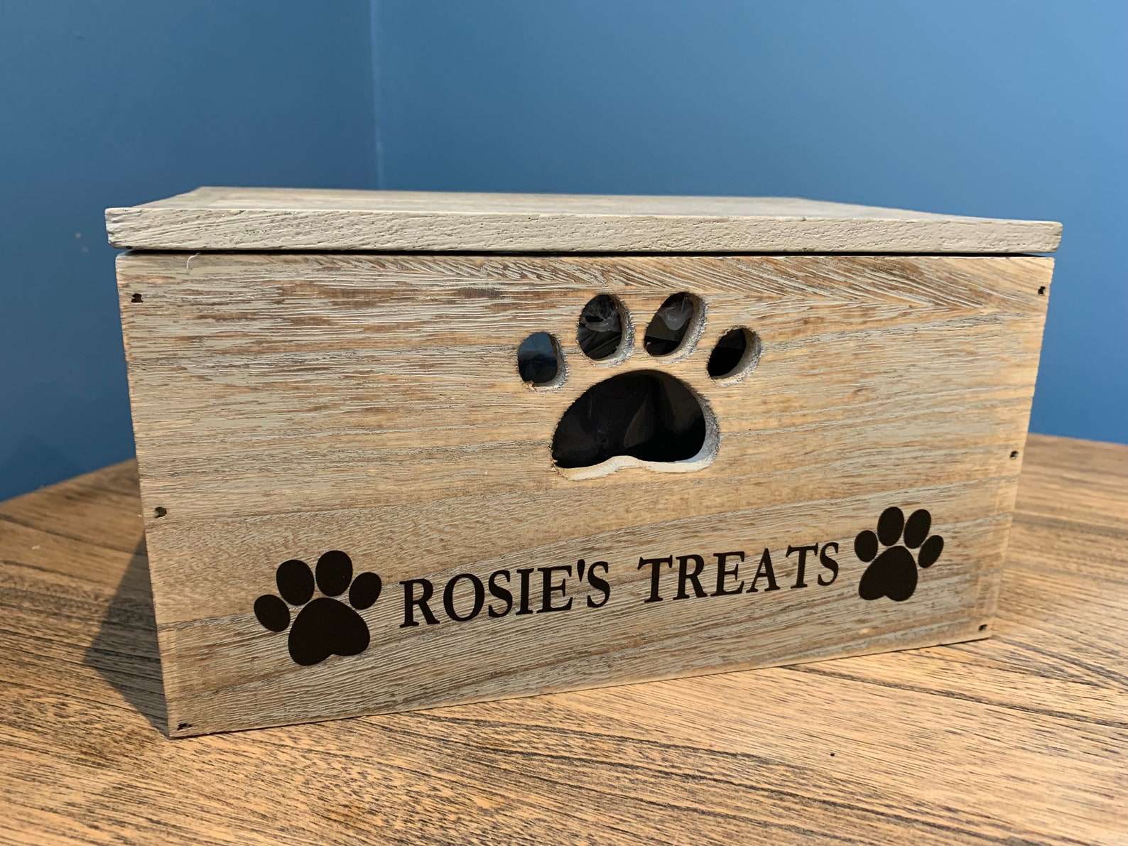 Personalised Dog Treat Box Doggy Gift Dog Treat Tin Dog Etsy UK
