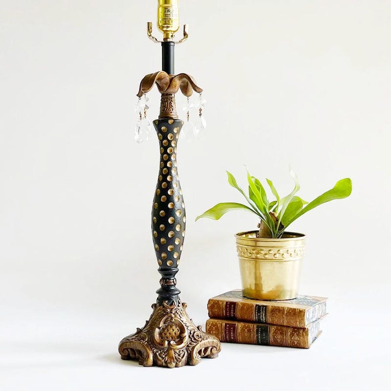 Vintage Table Lamp - Etsy