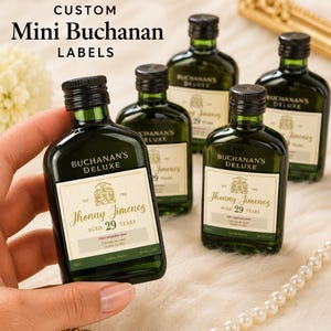 Mini Buchanan Bottles - Etsy