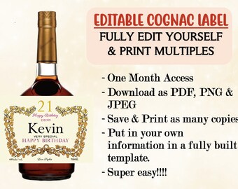 Download Hennessy Label Svg Etsy