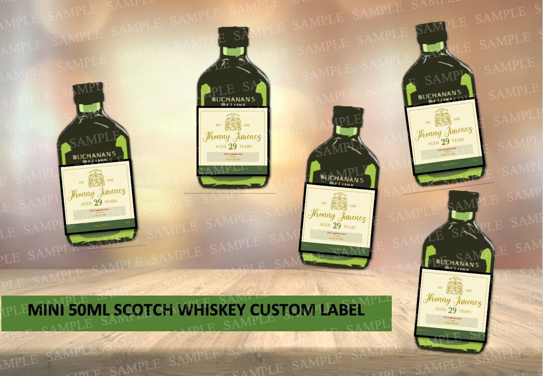 Printable 50ml Buchanan Custom Whiskey Sticker Label Buchanan Etsy printable-50ml-buchanan-custom-whiskey-sticker-label-buchanan-etsy