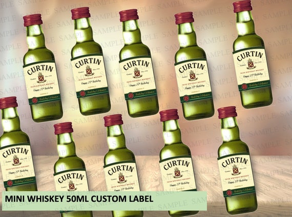 Mini Jameson Label Custom Jameson Label 50ML Printable - Etsy