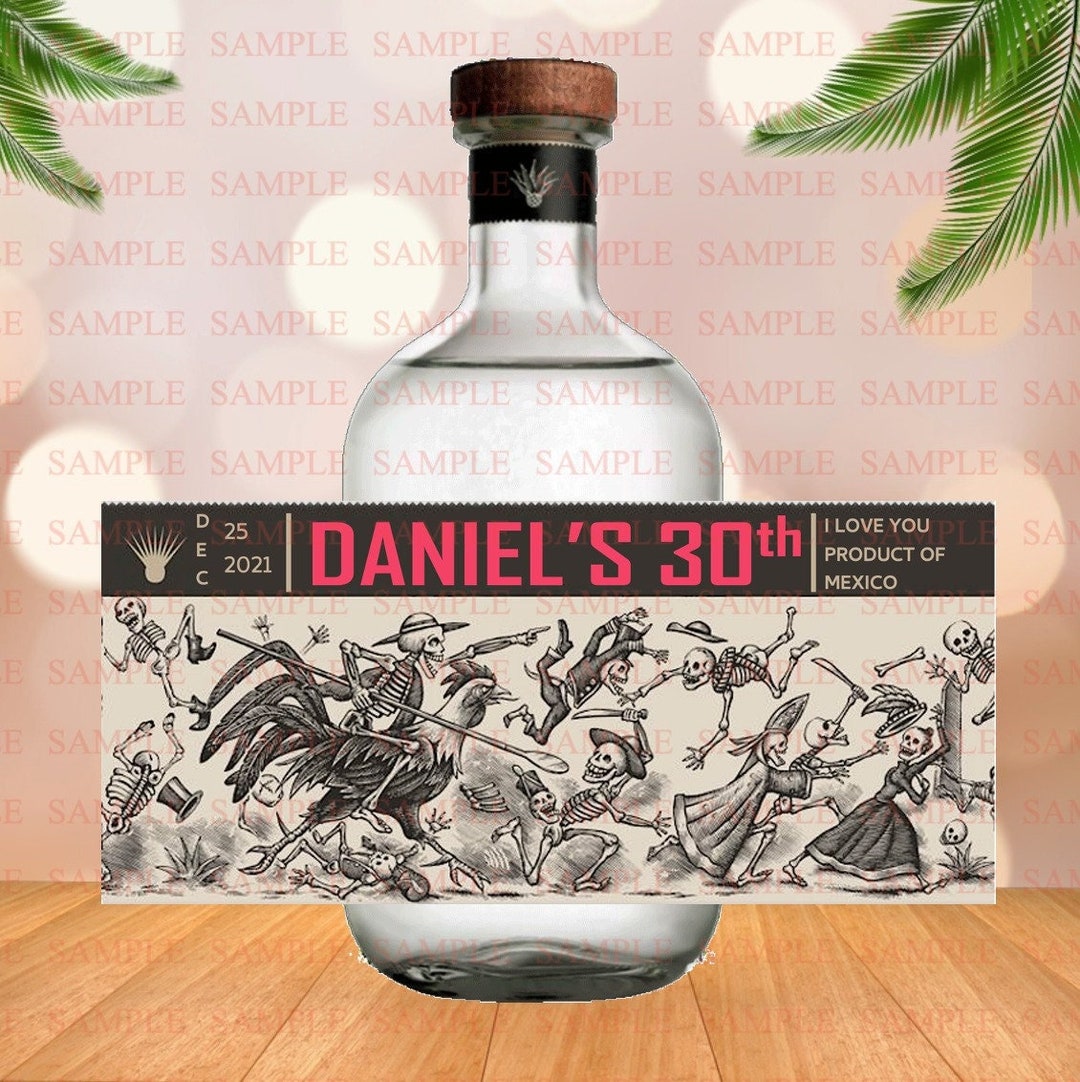 Custom Espolon Label Tequila, Blanco Tequila, Personalized Anejo