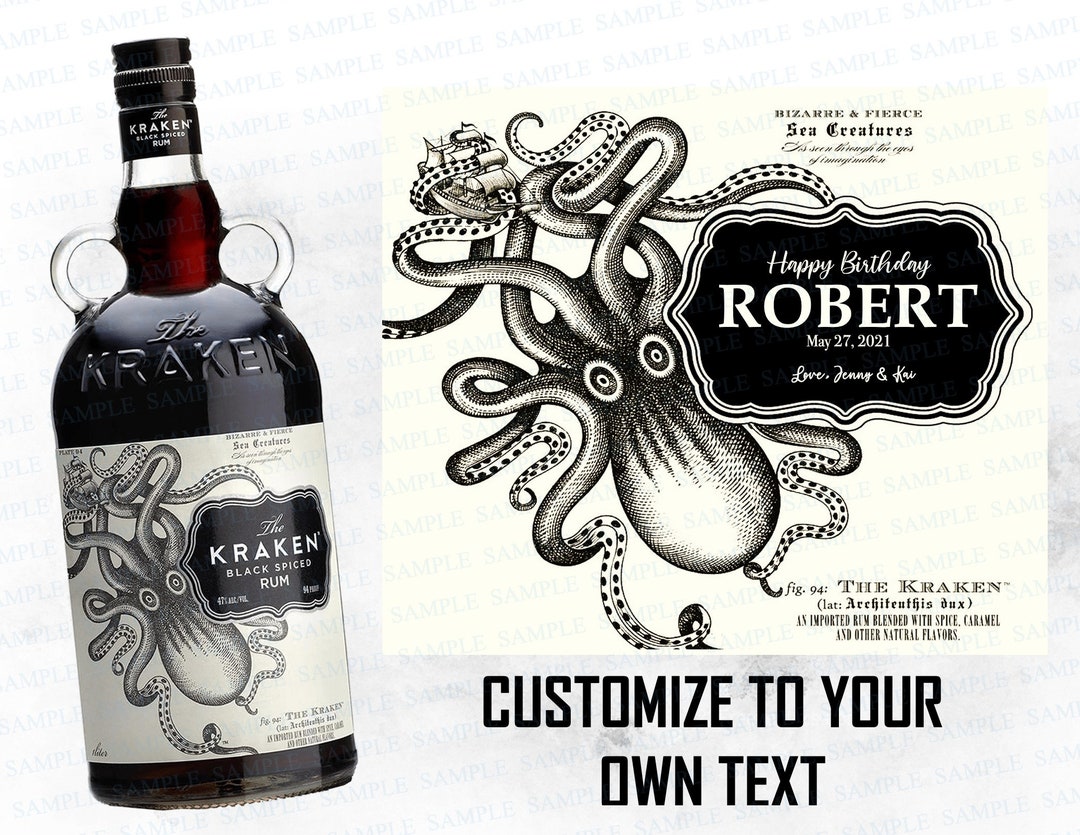 Custom Spiced Rum Bottle Label, Mini Rum Party Favors, House Warming