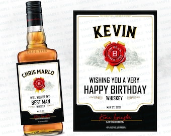 Etichetta Adesiva Personalizzata Per Bottiglia Di Liquore Impermeabile Lucida Adesiva Brandy - Italia - Foto 11