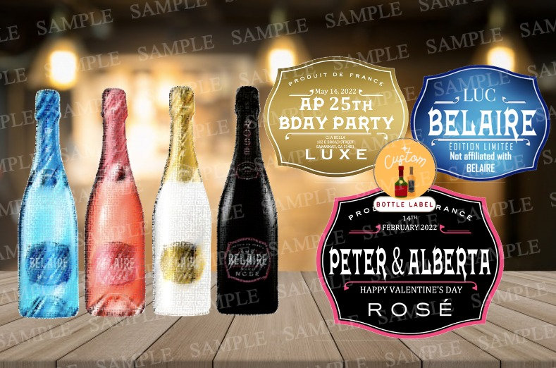 Personalised Luc Belaire - Winter Collection — INKD