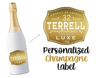 Etiquette Champagne Etsy Etiquette Champagne Etsy
