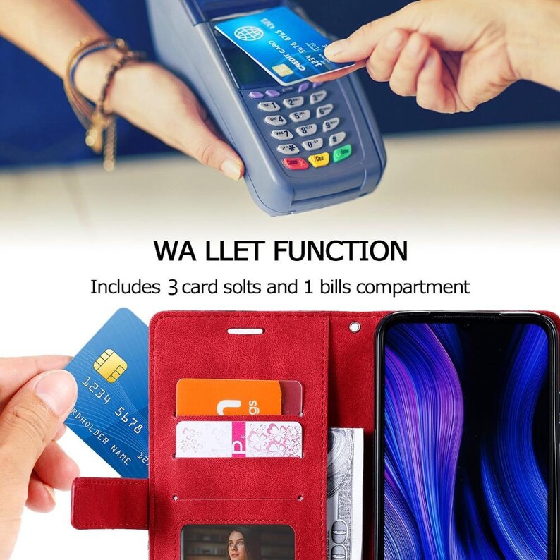 Leather Flip Samsung Phone Case A50 A70 A40 A30 A20E A10 A51 A71 A81 A91 Case For Samsung S9 S8 Plus S7 Edge S10E S20 Ultra Wallet Cover