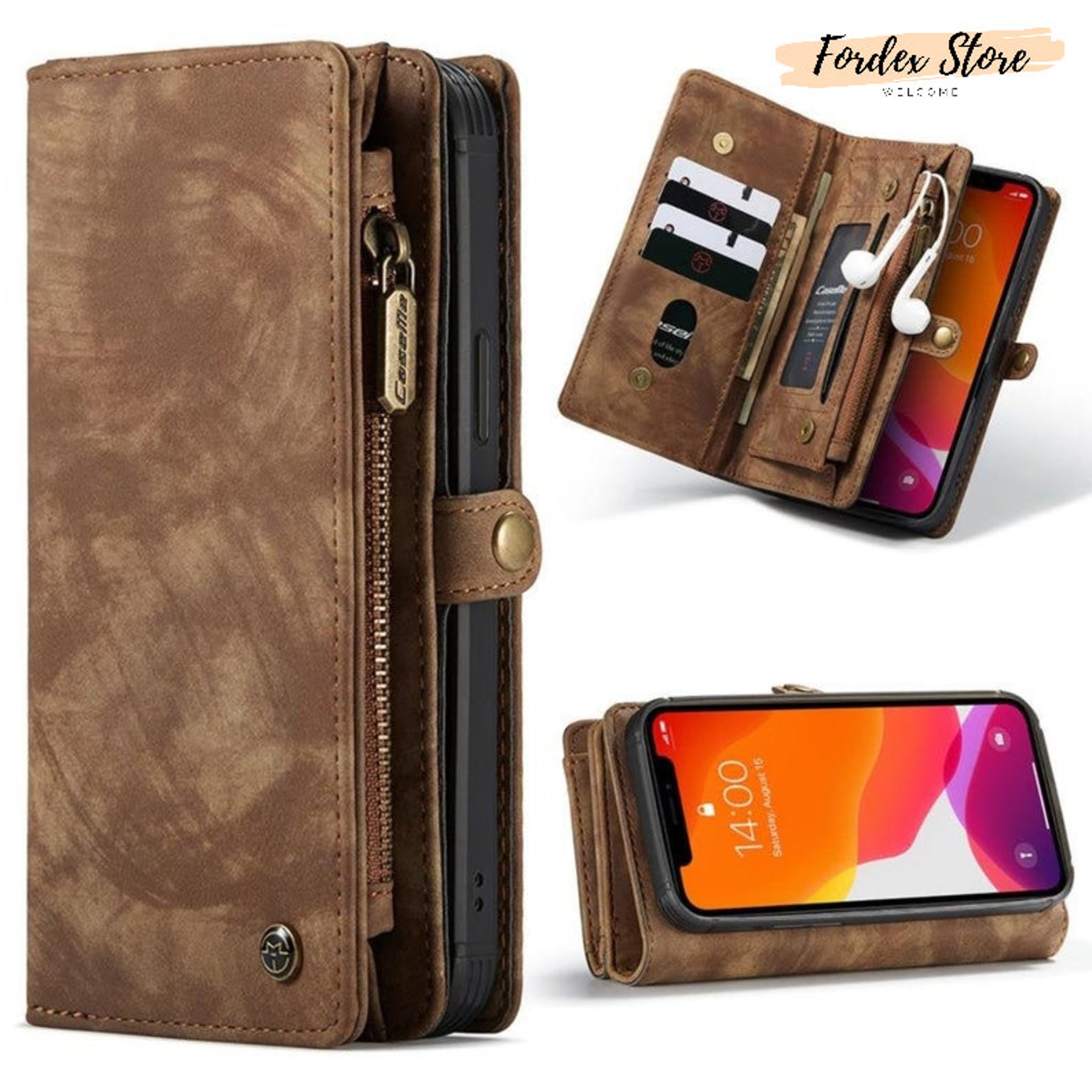 Handytasche Iphone 11 Pro Zum Umhängen Portemonnaie Leder Handytasche für iPhone 11 12 Pro Max Mini | Etsy
