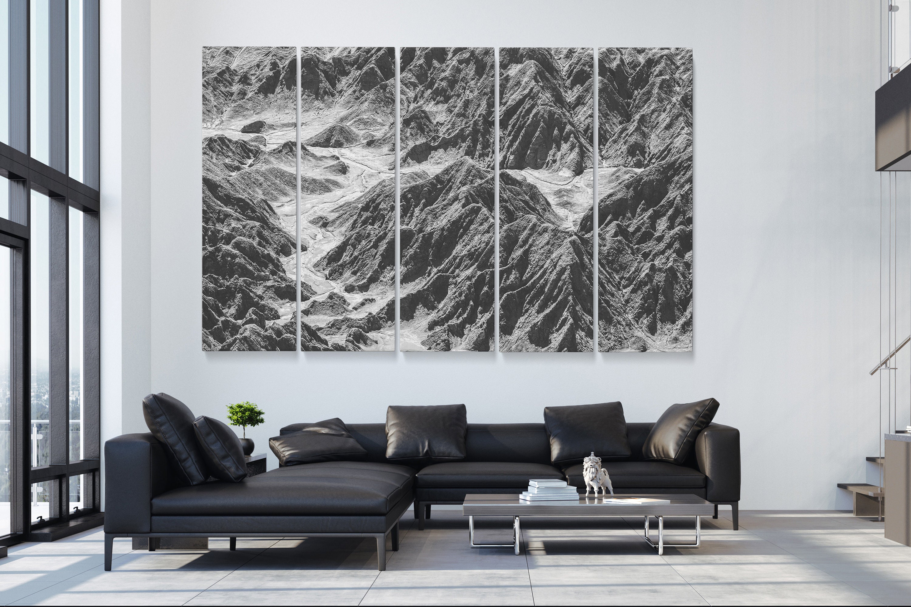 Black and White Abstract Photography Extra Large Wall Art Landscape ...