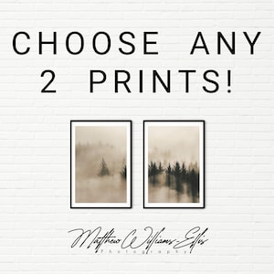Mix and match any 2 photography prints to create a custom print set | Print set of 2 custom photos | A4 A3 A2 A1 Travel Prints