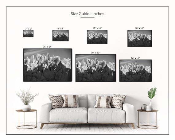 Black and White Nature Prints Framed | Abstract Fine Art Landscape