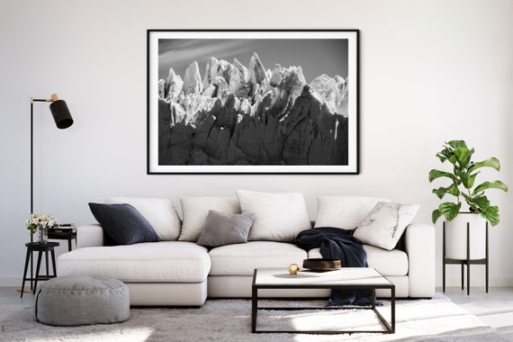 Black and White Nature Prints Framed | Abstract Fine Art Landscape