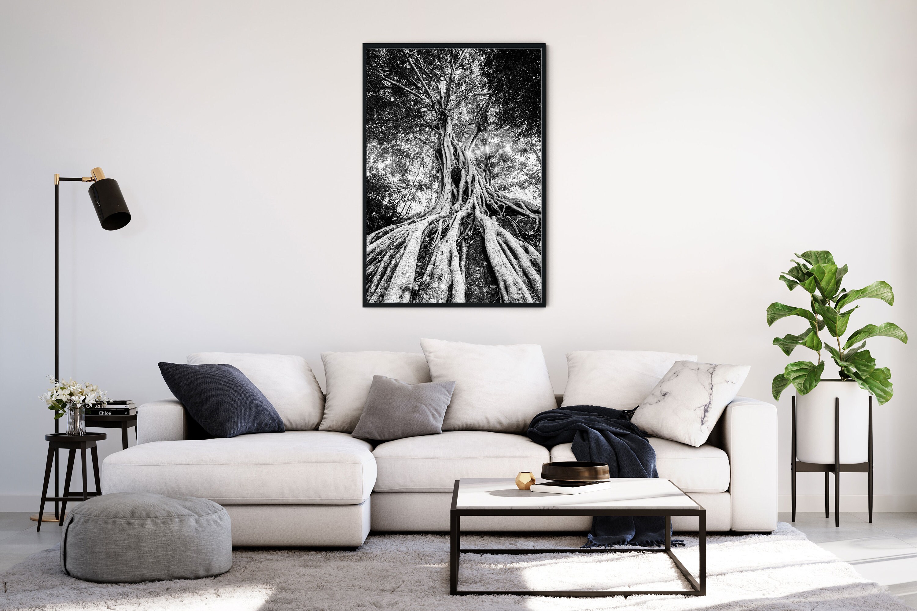 Black and White Tree Photo | Fine Art Landscape Photography Print