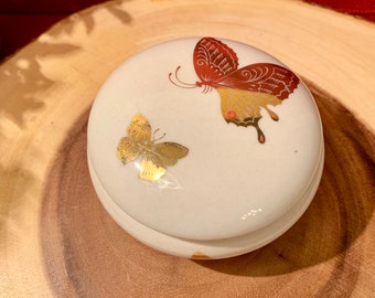 Vintage TAKAHASHI Porcelain Trinket Box San Francisco