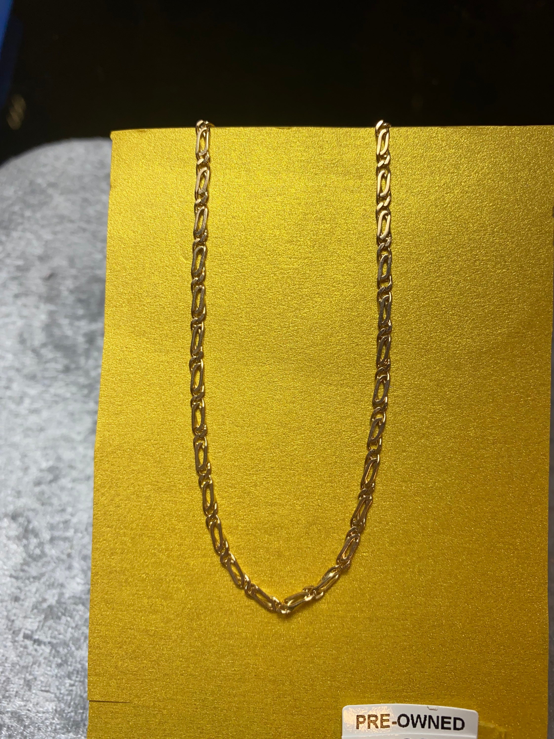 PRE OWNED 9ct gold anklet Etsy