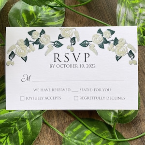 Acrylic Wedding Invitation Gold Foil Clear Green Botanical Floral Roses Design Elegant Spring Wedding Marriage Invite Envelope Reception image 3