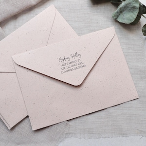 Moderner Hochzeitsumschlag Adressdruck - Individueller Adressdruck für Hochzeitseinladungen - Eleganter Adressdruck für Hochzeitsumschläge