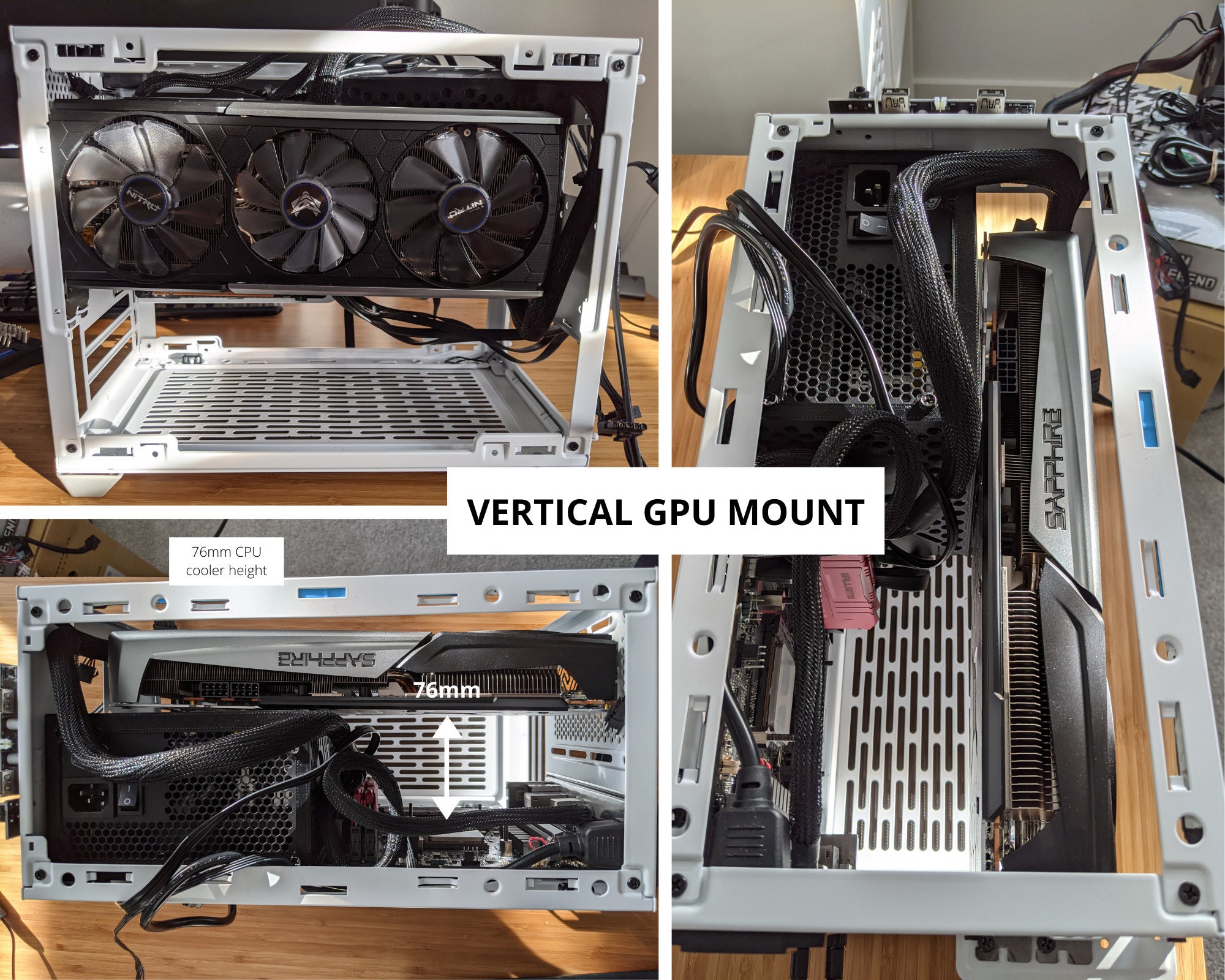 ATX PSU Bracket Cooler Master NR200 hard Drive / Cord Etsy India