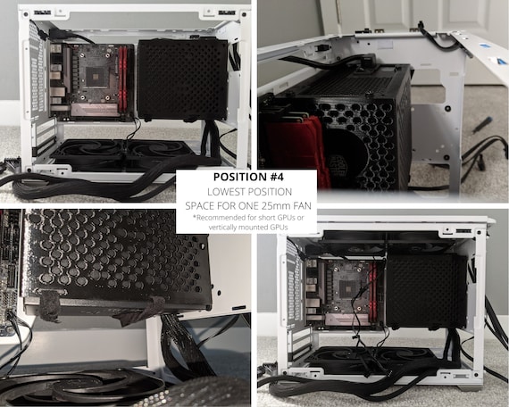 ATX PSU Bracket - Cooler Master NR200 (hard Drive / Cord