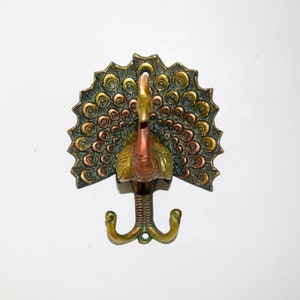 Peacock Hook | Door Hanging Brass Hook | Door Hanging Brass Hook