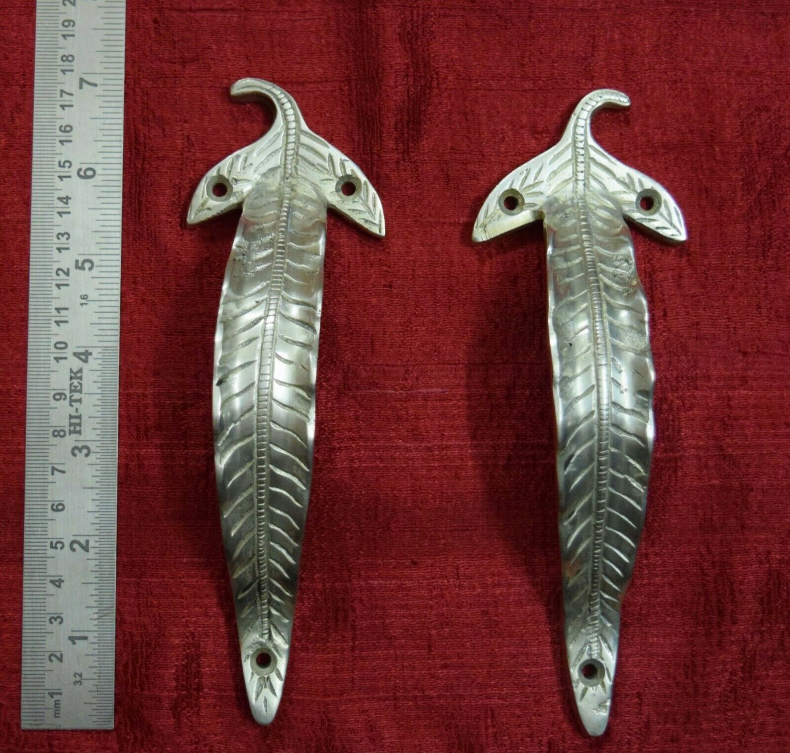 Leaf Shape Door Handle Handmade Decorative Drawer Puller Etsy