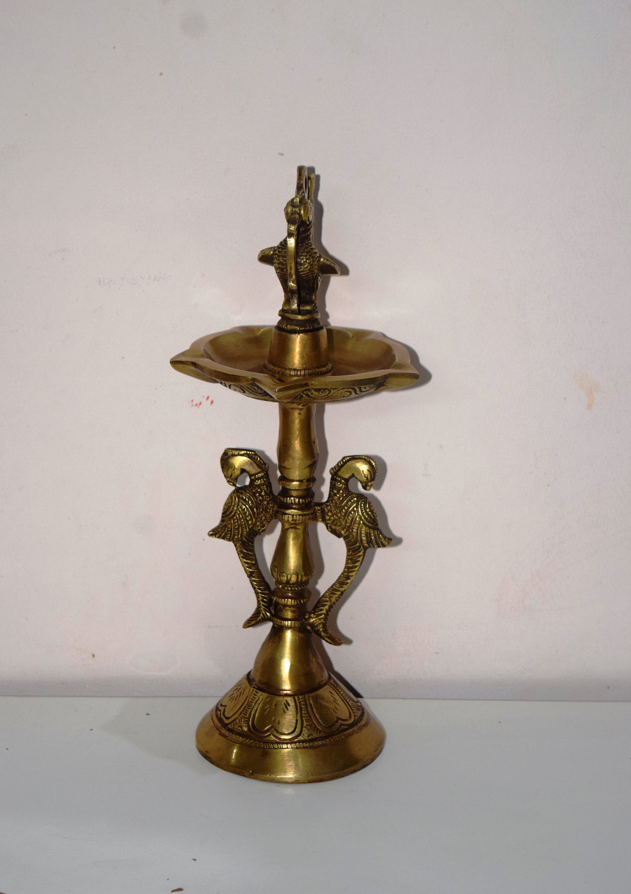Peacock floor lamp for sale deals