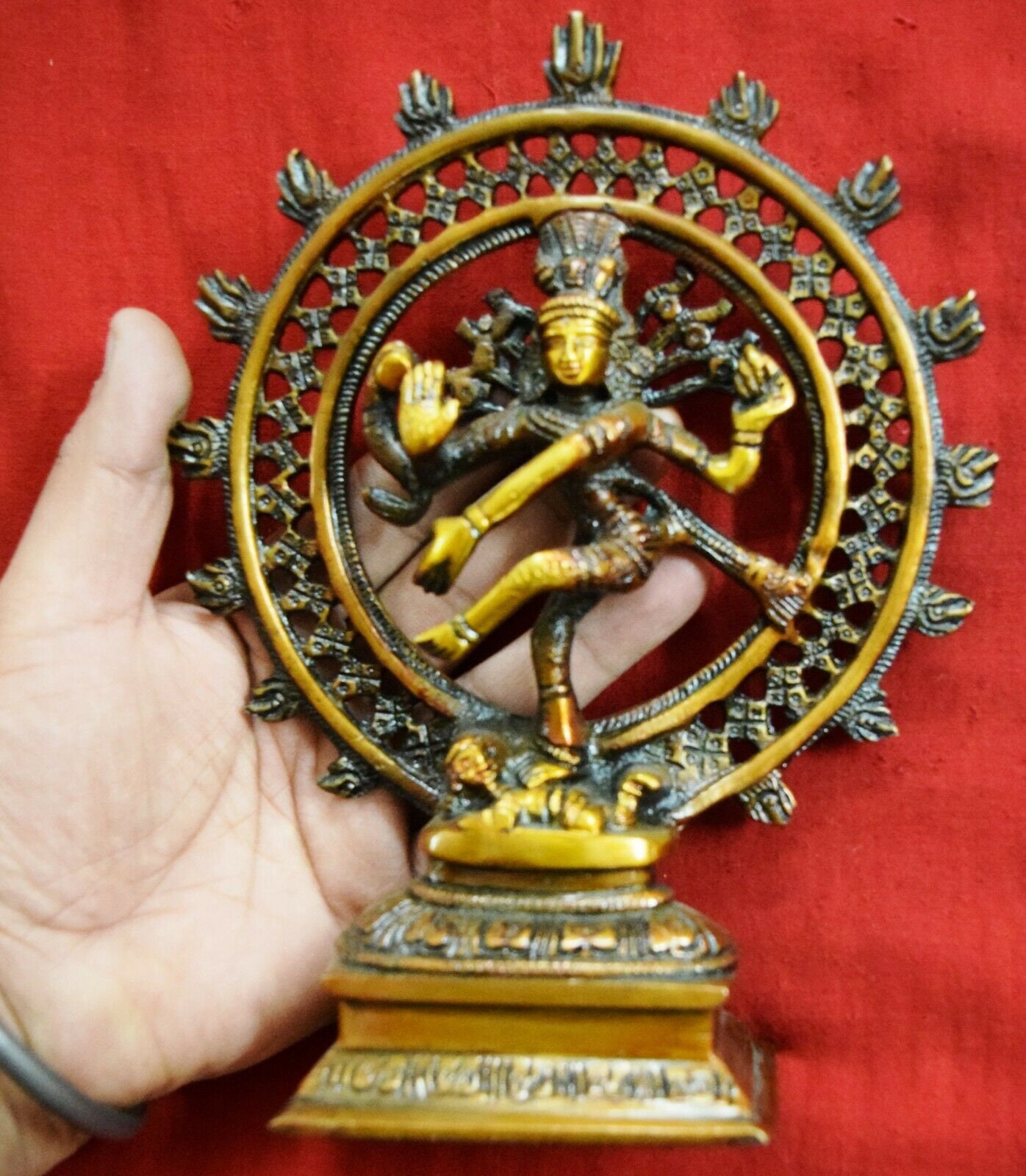 Brass Dancing Nataraja Statue Lord Shiva Dancing Idol | Etsy
