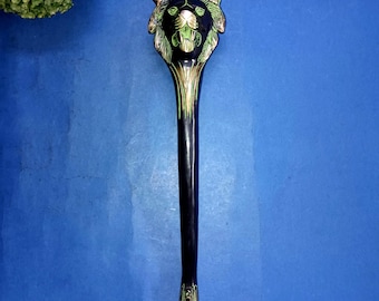 14.7" Inch Roaring Lion Front Door Puller | Brass Jungle King Theme Home Door Handle OGL