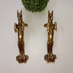 Brass Pony Door Handle Pair | Flying Horse Design Amirah Door Pull | Restaurant Lounge Entrance Door Accessories