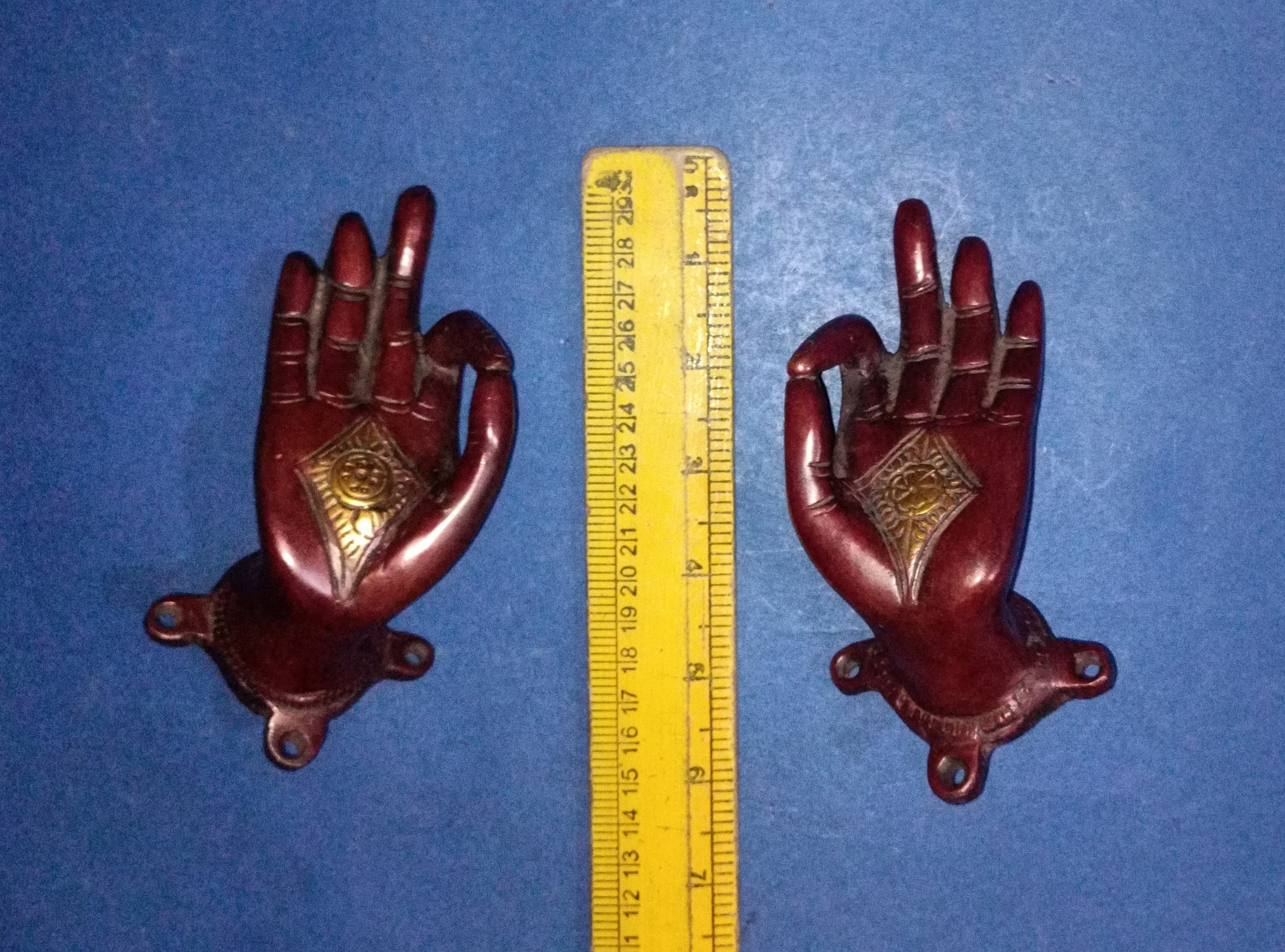 Buddha Hand Shape Door Knobs Mudra Index Finger Brass Etsy