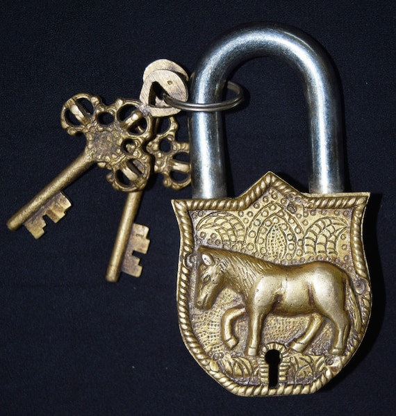 アンティーク 南京錠　鍵 パッドロック　Love lock　キー　真鍮　アメリカ アンティーク 南京錠 鍵 パッドロック Love lock キー 真鍮