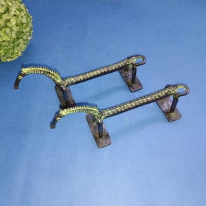 Horse Shape Door Handle Pair | Brass Door Accessories