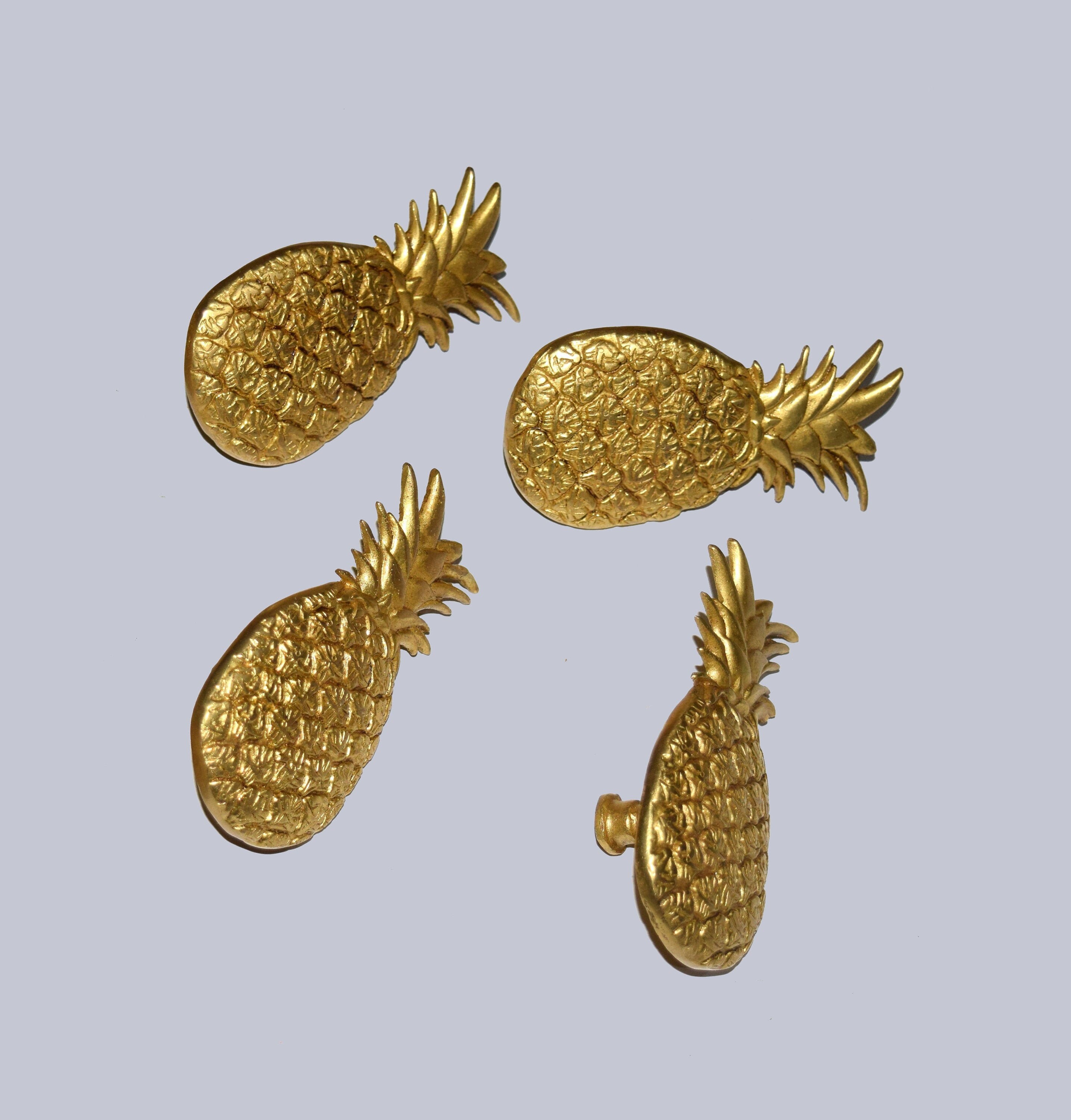 Tropical Fruit Design Knobs Pineapple Brass Decorative Pull Etsy UK