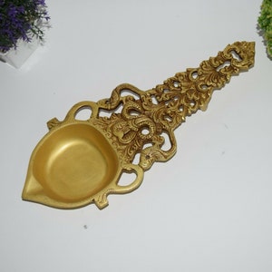 13&quot; Inches Filigree Handle Lamp | Brass Snake Oil Lamp