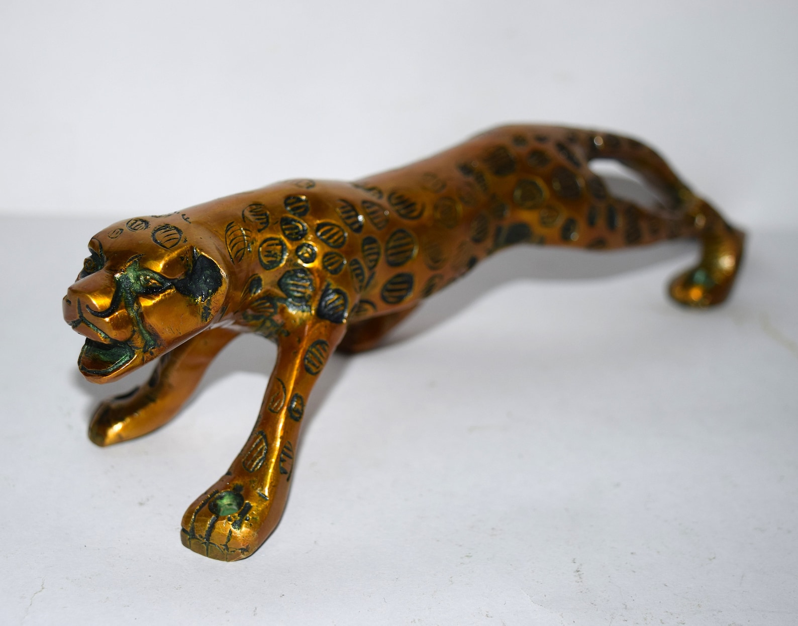 Jaguar Door Handle Brass Hunting Cat Shape Door Pull Etsy