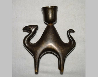 Camel Candle Stand | Brass Candle Holder | Modern Candlestick Holder