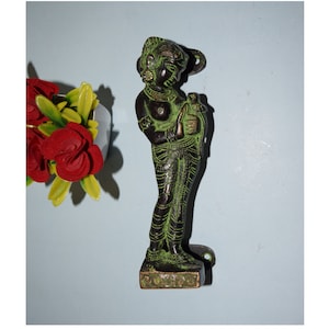 Majestic Woman with Parrot Door Handle | Brass Door Accessories