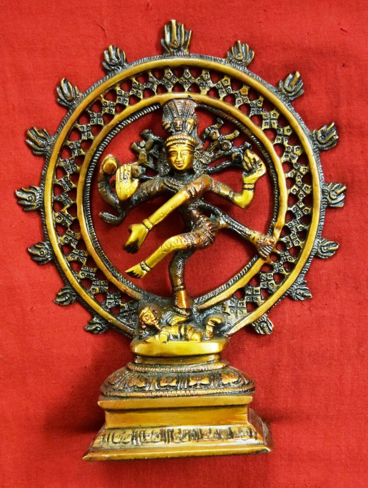 Brass Dancing Nataraja Statue Lord Shiva Dancing Idol | Etsy