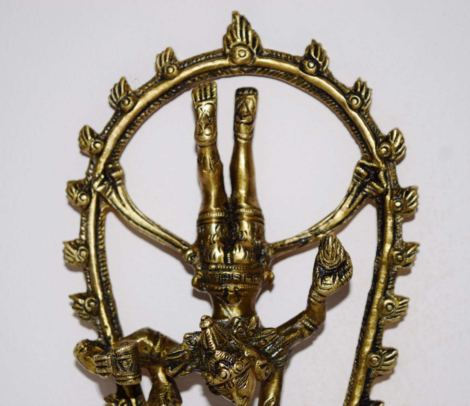 Brass Nataraja Dancing Position Statue | Lord Shiva Angry Tandava ...