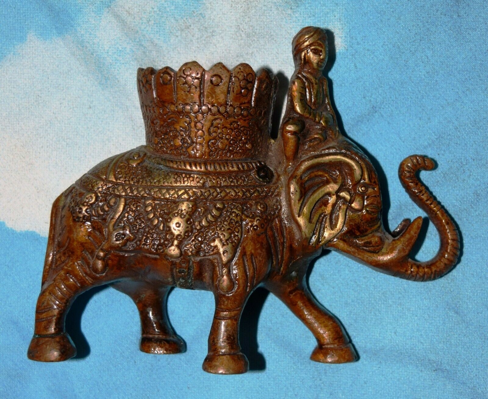 Royal Elephant Pen Holder Brass Metal Pen Pencil Stand Etsy UK